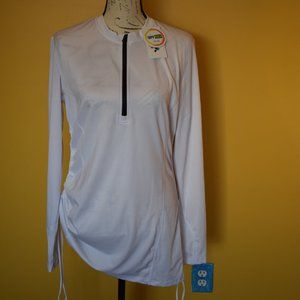 NWT Hiskywin White UPF 50  pullover Large